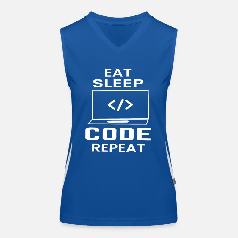 Softwareentwickler Programmierer Geschenk Funktionelles Kontrast-Tank Top für Frauen