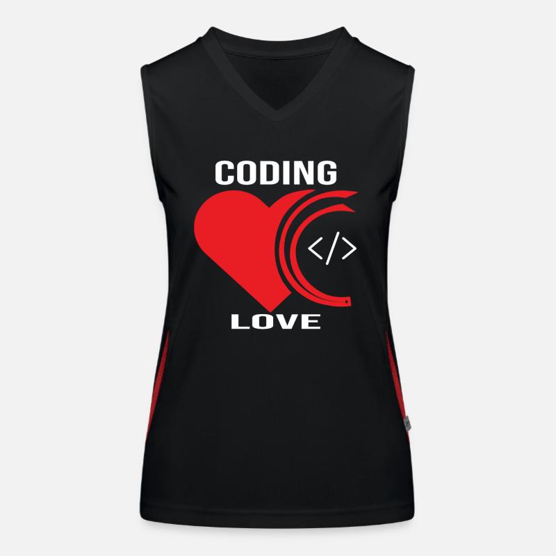 Software Developer Programmer Gift Women's Functional Contrast Tank Top