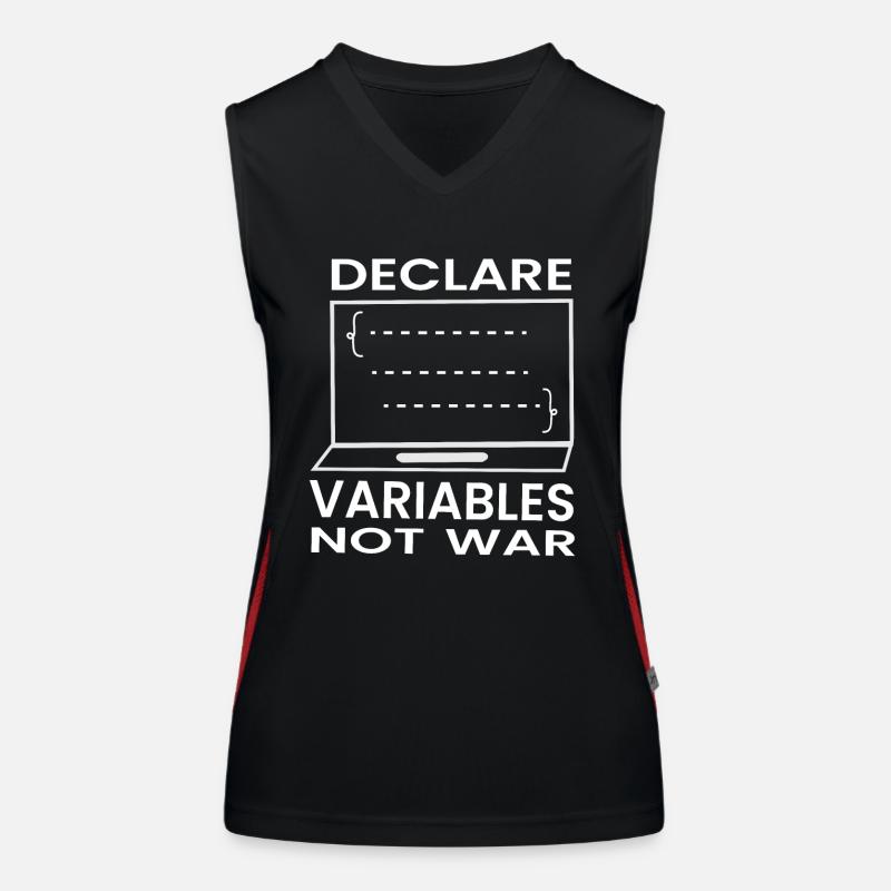 Software Developer Programmer Gift Women's Functional Contrast Tank Top