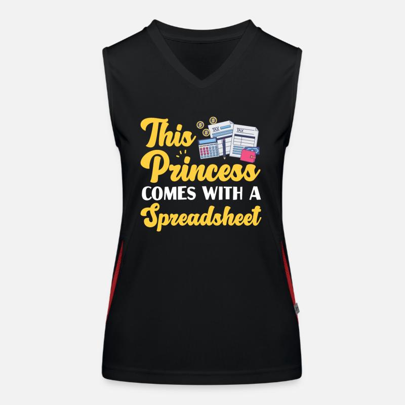 Comptable Comptable Comptable Débardeur respirant contrasté Femme