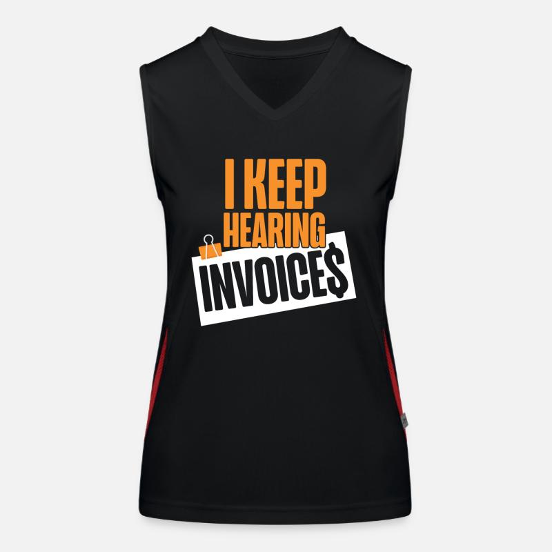 Accountant Bookkeeper Accounting I Women's Functional Contrast Tank Top