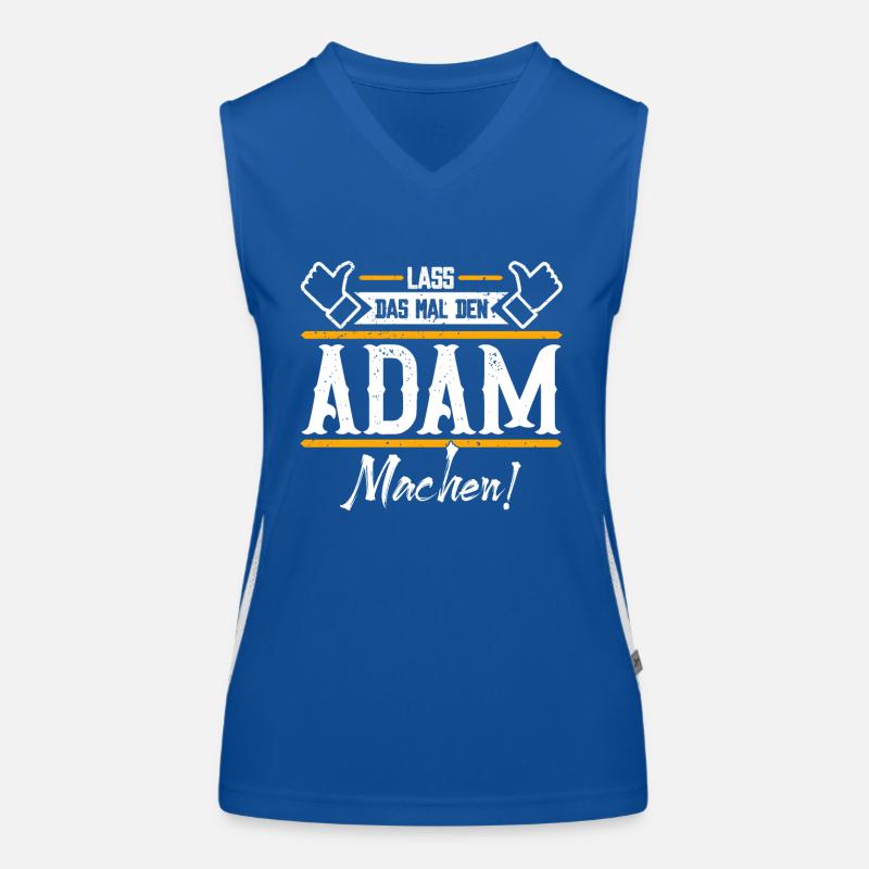 Adam Geschenkidee Geschenk Geburtstag Funktionelles Kontrast-Tank Top für Frauen