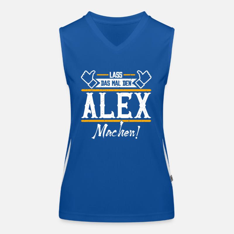 Alex Geschenkidee Geschenk Geburtstag Funktionelles Kontrast-Tank Top für Frauen
