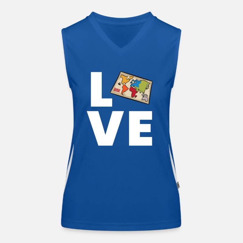 Risk - Love Women's Functional Contrast Tank Top