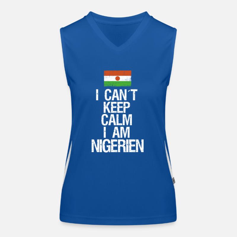 I can not Keep Calm I am Nigrer Funktionelles Kontrast-Tank Top für Frauen