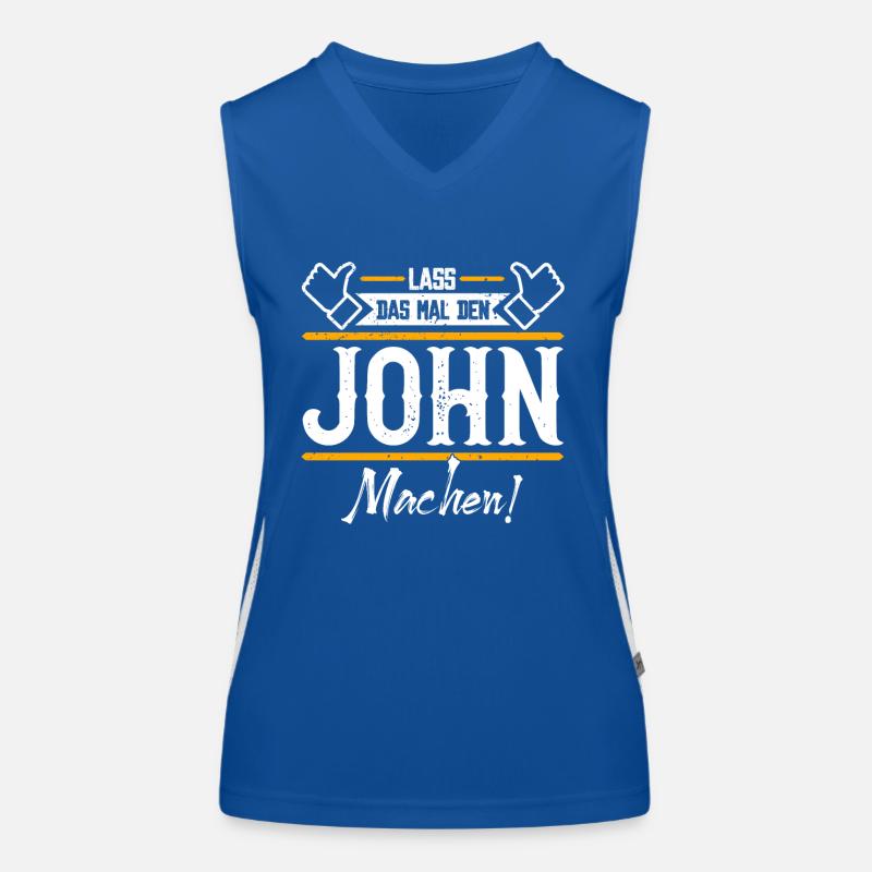 John Geschenkidee Geschenk Geburtstag Funktionelles Kontrast-Tank Top für Frauen
