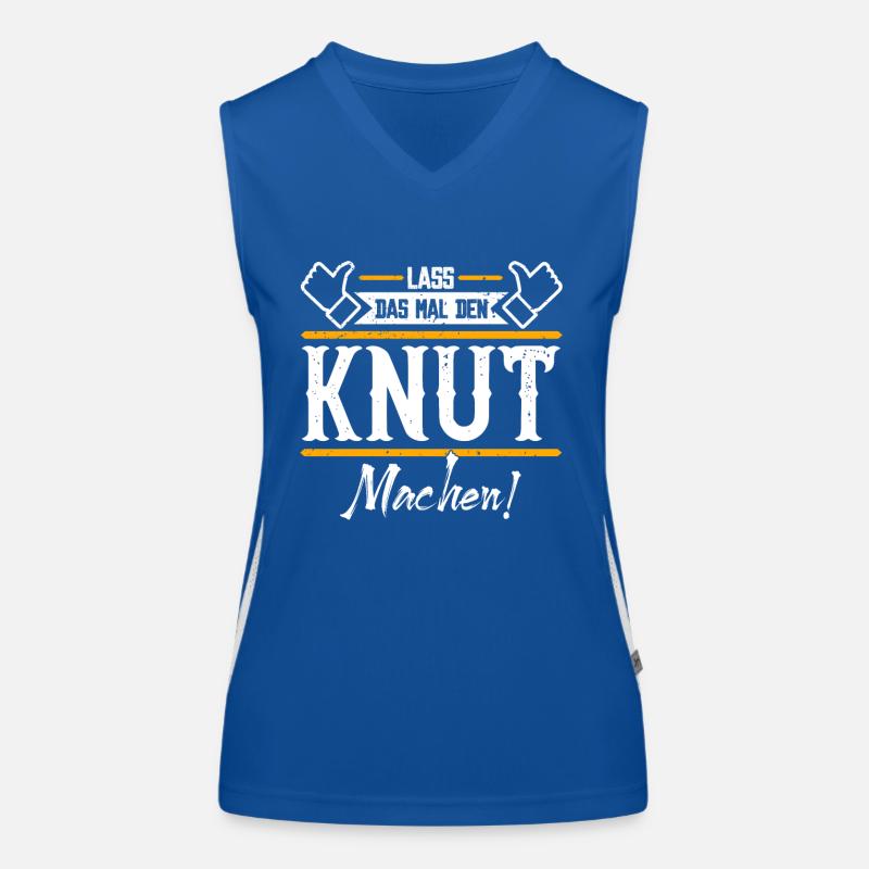 Knut Geschenkidee Geschenk Geburtstag Funktionelles Kontrast-Tank Top für Frauen