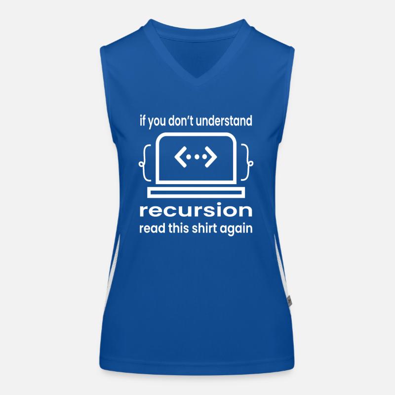 Software Developer Programmer Gift Women's Functional Contrast Tank Top