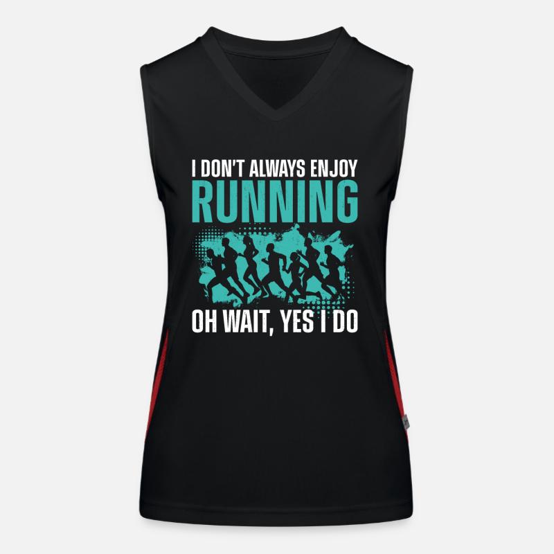 Running Runner Half Marathon Funktionelles Kontrast-Tank Top für Frauen