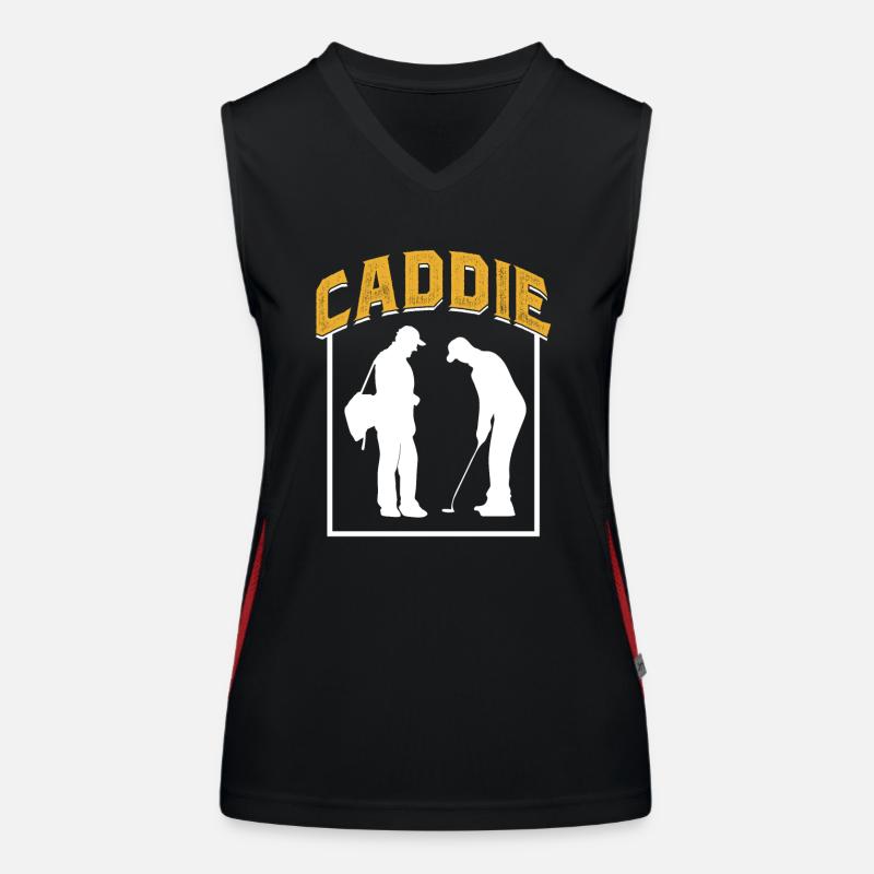 Caddy Profession Golf Golf Golfeur Débardeur respirant contrasté Femme