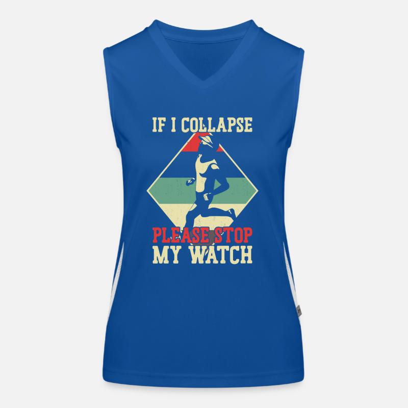 Running Runner Half Marathon Funktionelles Kontrast-Tank Top für Frauen