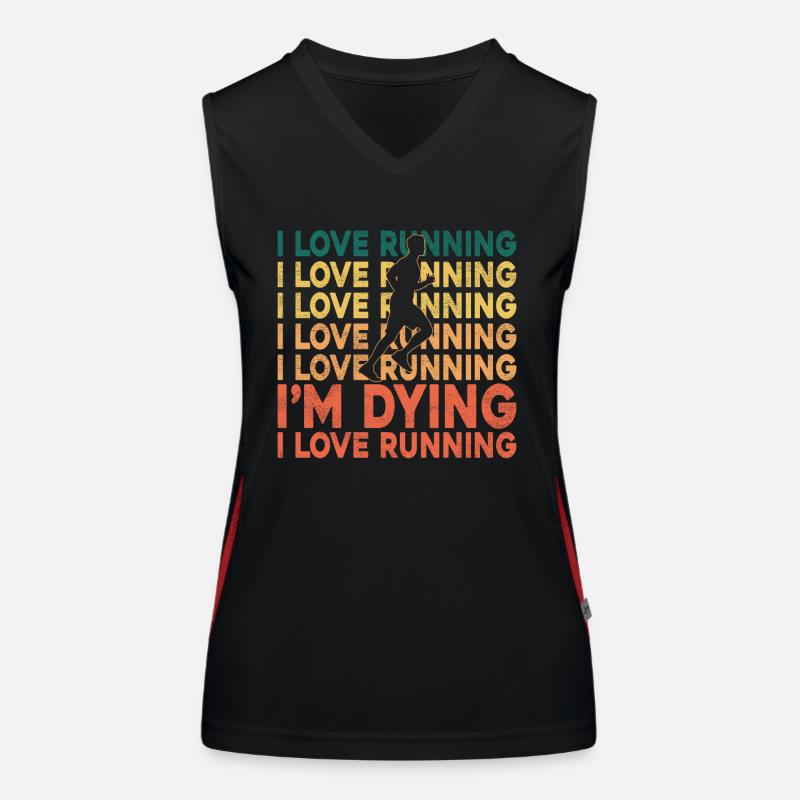 Running Runner Half Marathon Women's Functional Contrast Tank Top