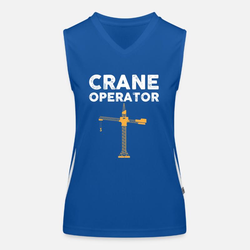 Crane operator Women's Functional Contrast Tank Top