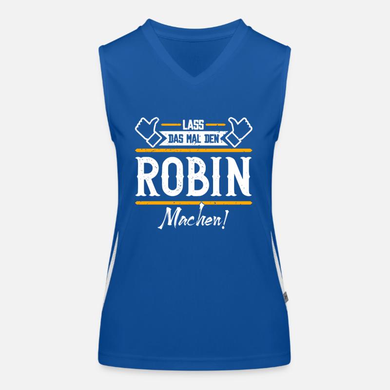 Robin Geschenkidee Geschenk Geburtstag Funktionelles Kontrast-Tank Top für Frauen