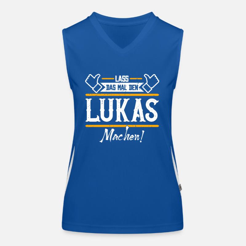Lukas Geschenkidee Geschenk Geburtstag Funktionelles Kontrast-Tank Top für Frauen