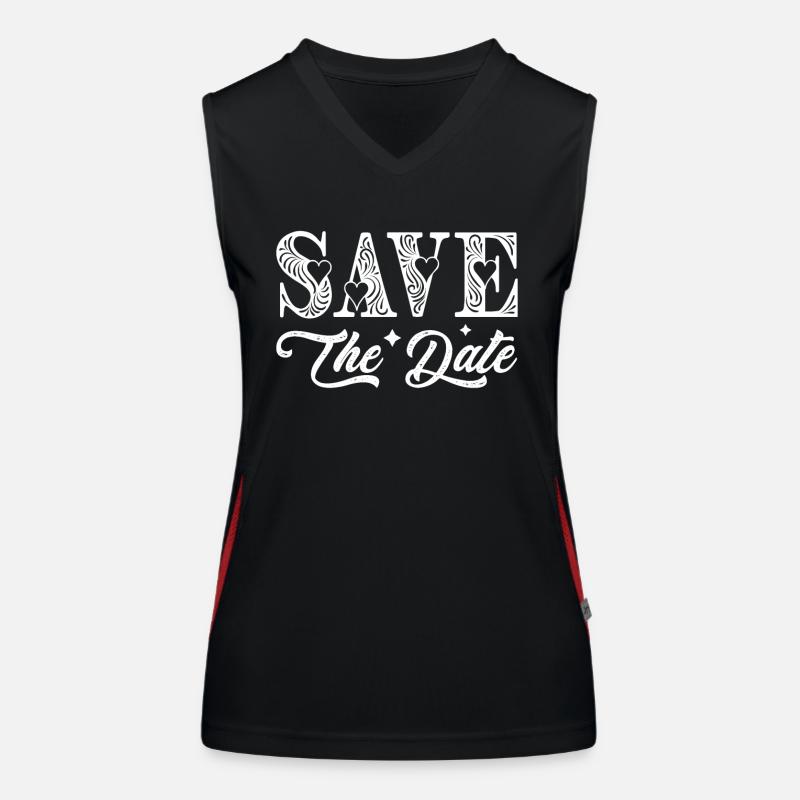 Save the date Women's Functional Contrast Tank Top