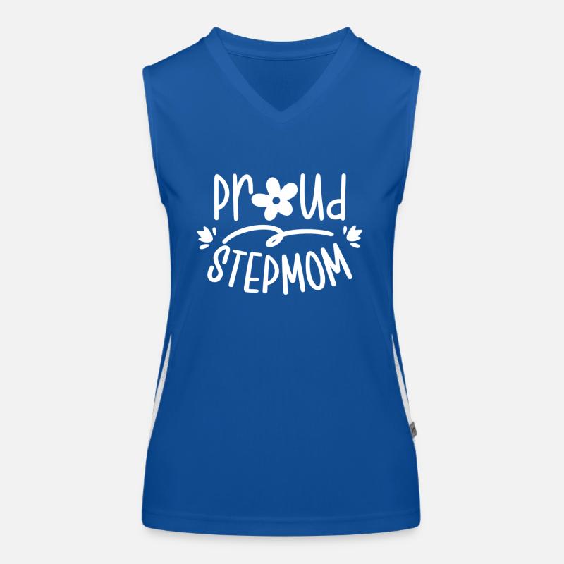 Stolze Stiefmutter Kind Ziehmutter Pflegemutter Funktionelles Kontrast-Tank Top für Frauen