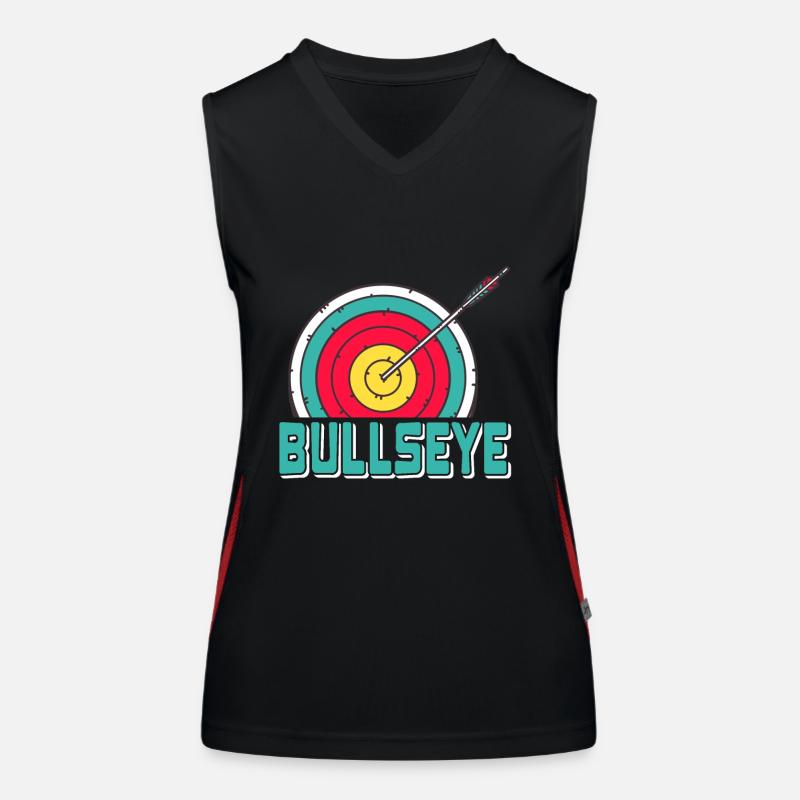 Pull and shoot - Bullseye Women's Functional Contrast Tank Top