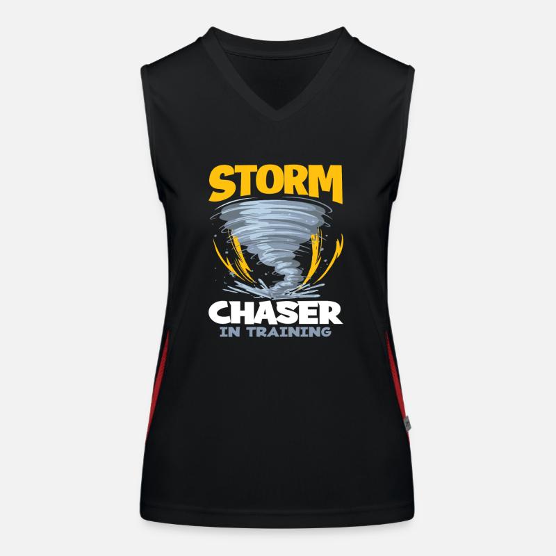 Storm Chaser Tornado Tornado Storms Gift Women's Functional Contrast Tank Top