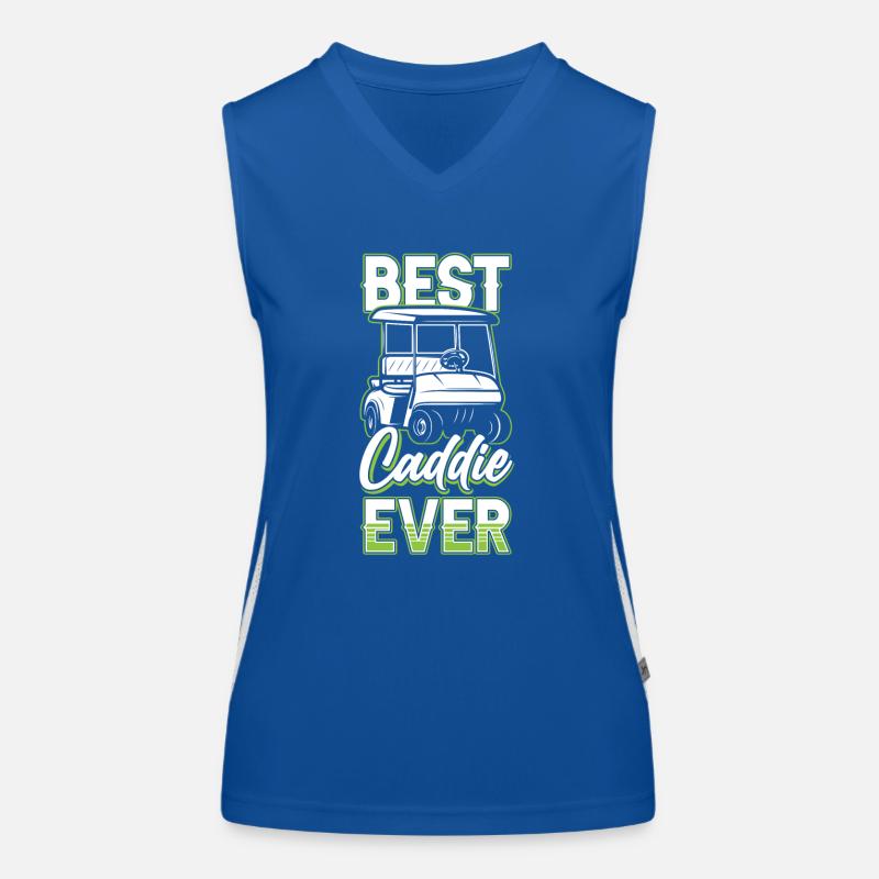 Best Caddy Ever Golfer Golf Golf Women's Functional Contrast Tank Top