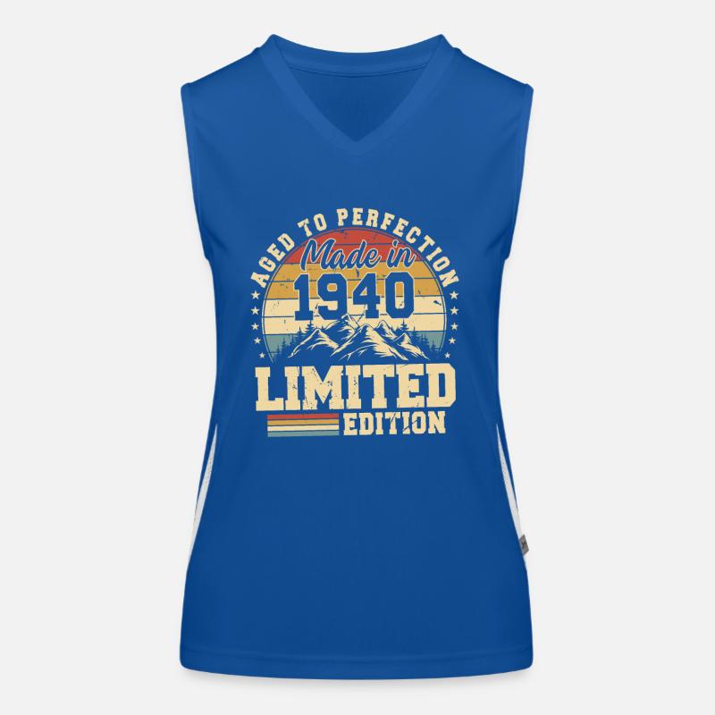 Aged to perfection Made in 1940 Women's Functional Contrast Tank Top