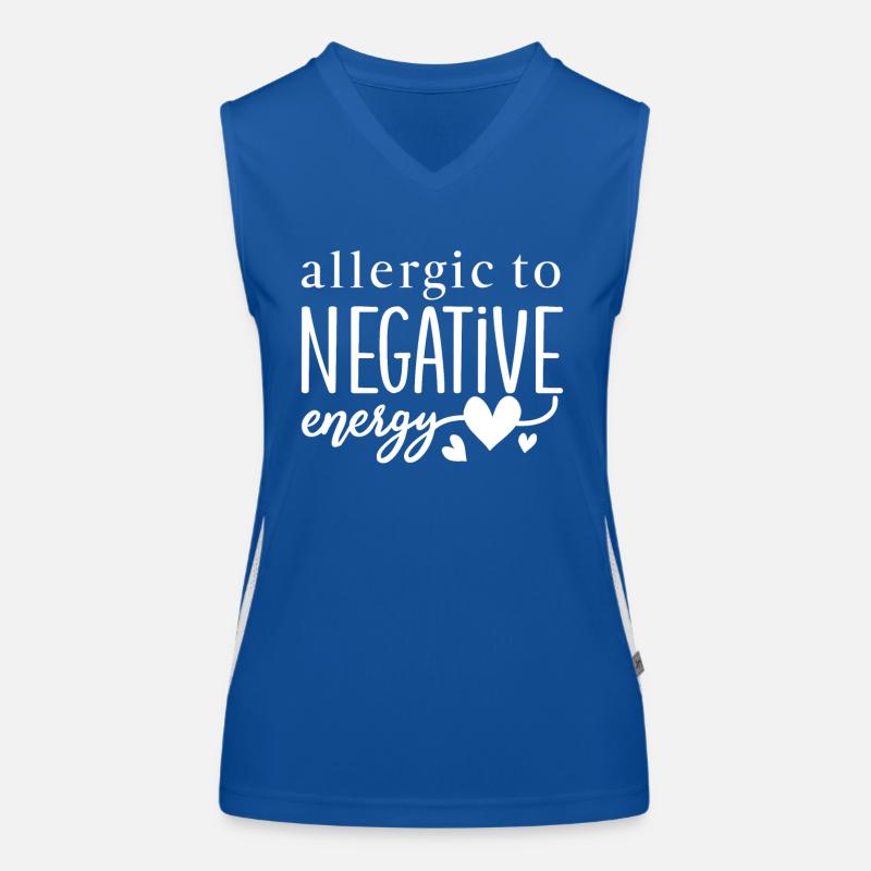 positive Gedanken positives Leben Funktionelles Kontrast-Tank Top für Frauen