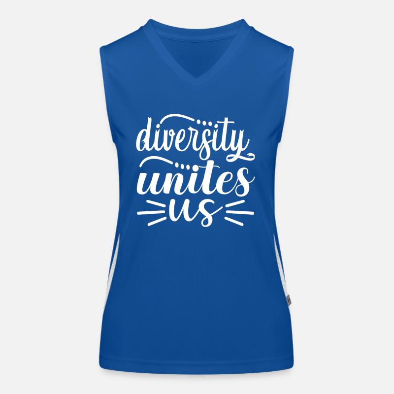 androgynous bisexual gender gay trans binary Women's Functional Contrast Tank Top