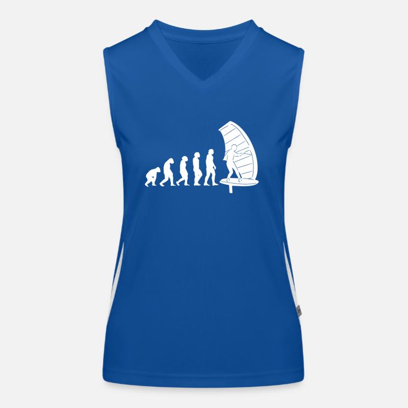 Wing Foiling Evolution Funktionelles Kontrast-Tank Top für Frauen