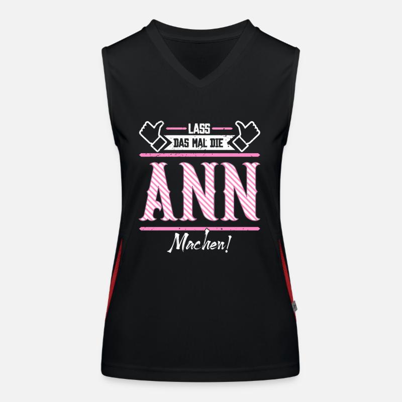 Ann Geschenkidee Geschenk Geburtstag Funktionelles Kontrast-Tank Top für Frauen