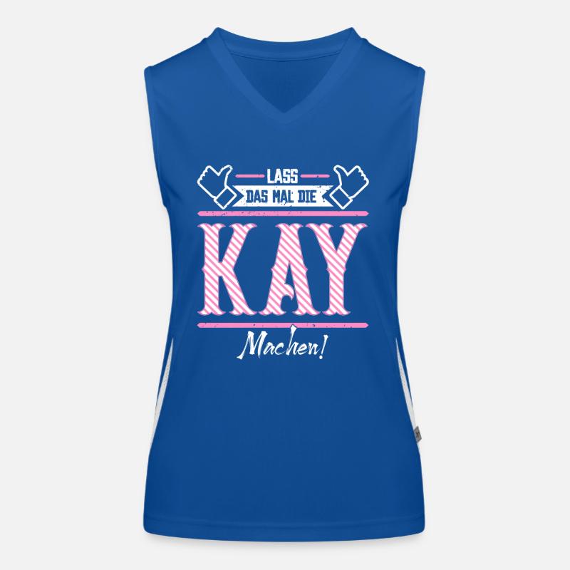 Kay Geschenkidee Geschenk Geburtstag Funktionelles Kontrast-Tank Top für Frauen