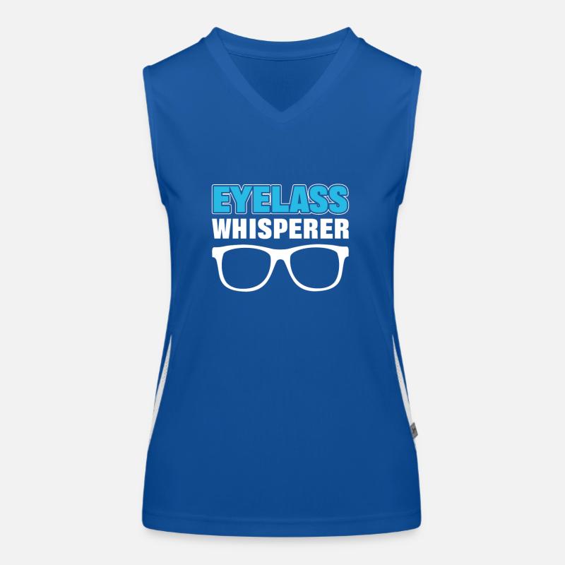 Eyeglass Whisperer Ophtalmologiste Opticien Débardeur respirant contrasté Femme