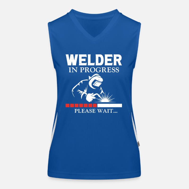 Welder Welding Apprentice Vintage Women's Functional Contrast Tank Top