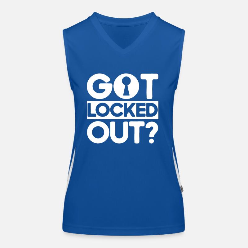 Locksmith Lock Picking Employee Locksmith Women's Functional Contrast Tank Top