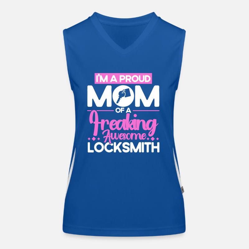 Locksmith Lock Picking Employee Locksmith Women's Functional Contrast Tank Top