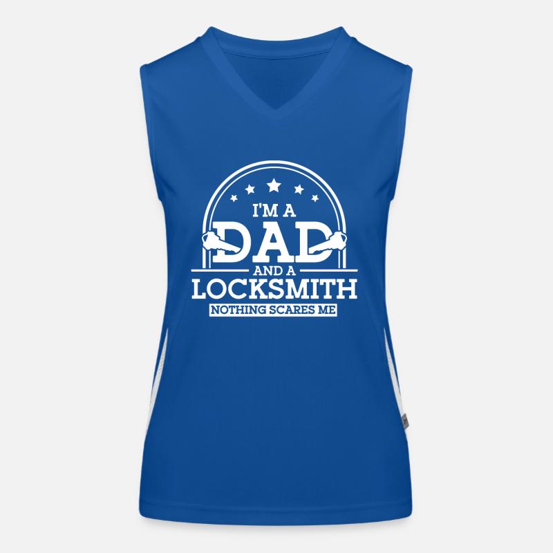 Locksmith Lock Picking Employee Locksmith Women's Functional Contrast Tank Top