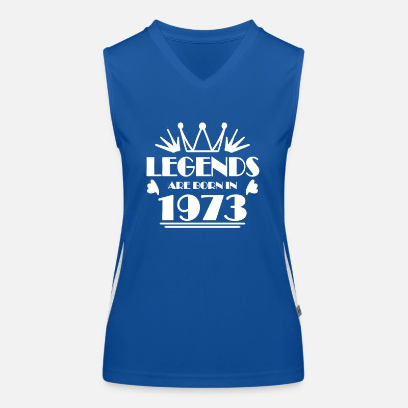 1973 - Born 1973 Women's Functional Contrast Tank Top