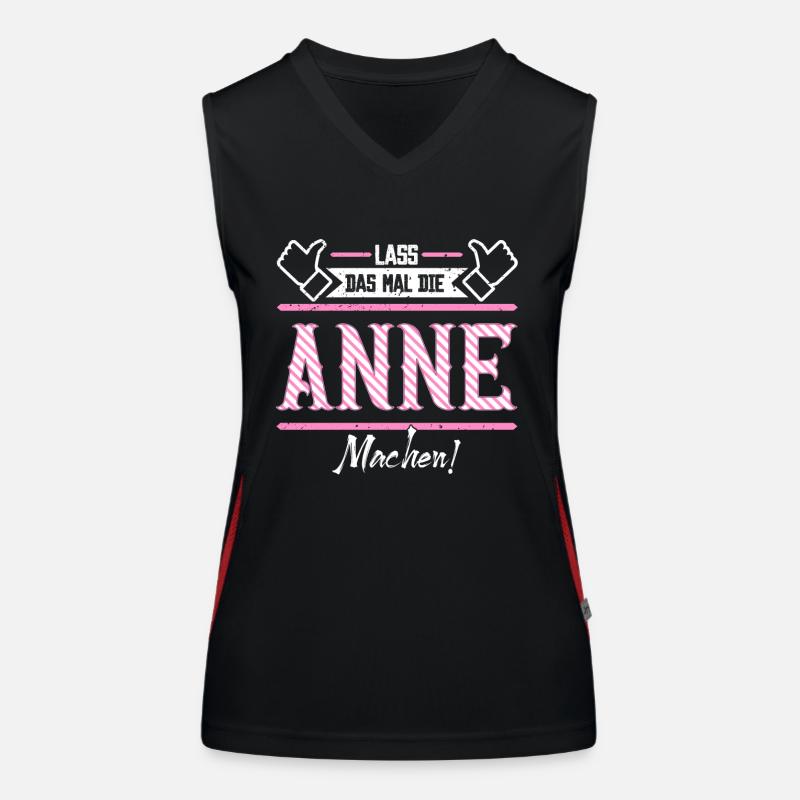 Anne Geschenkidee Geschenk Geburtstag Funktionelles Kontrast-Tank Top für Frauen