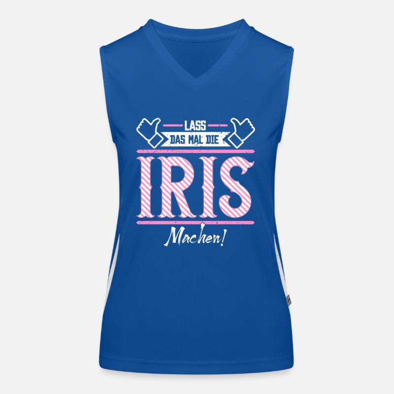Iris Geschenkidee Geschenk Geburtstag Funktionelles Kontrast-Tank Top für Frauen