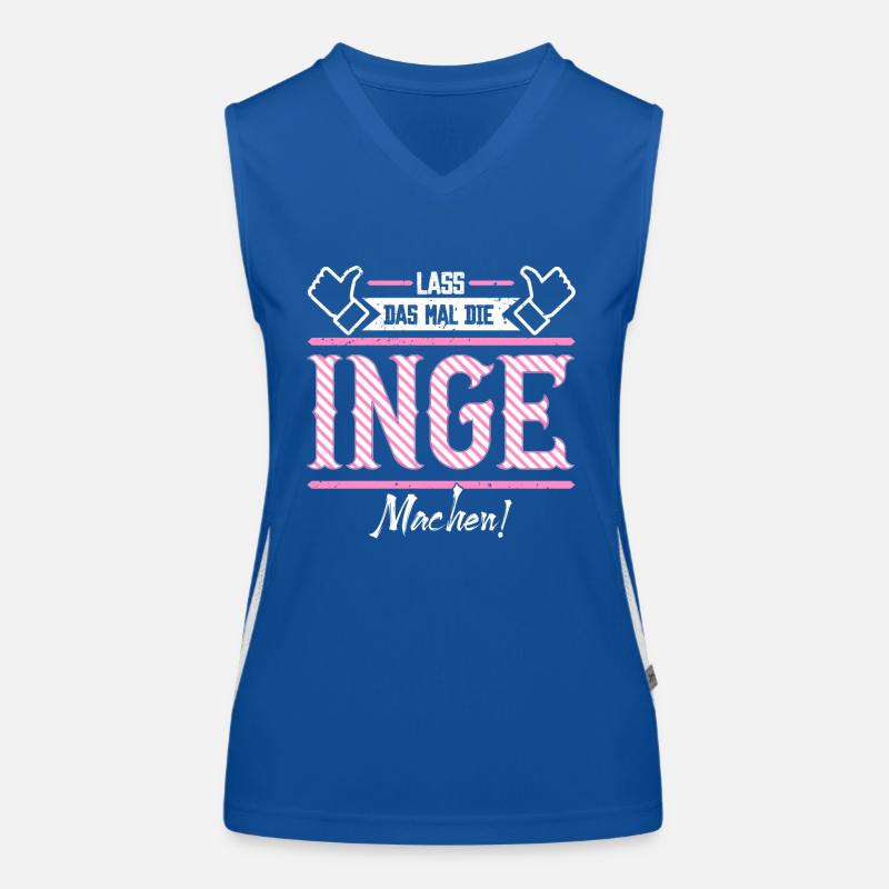 Inge Geschenkidee Geschenk Geburtstag Funktionelles Kontrast-Tank Top für Frauen
