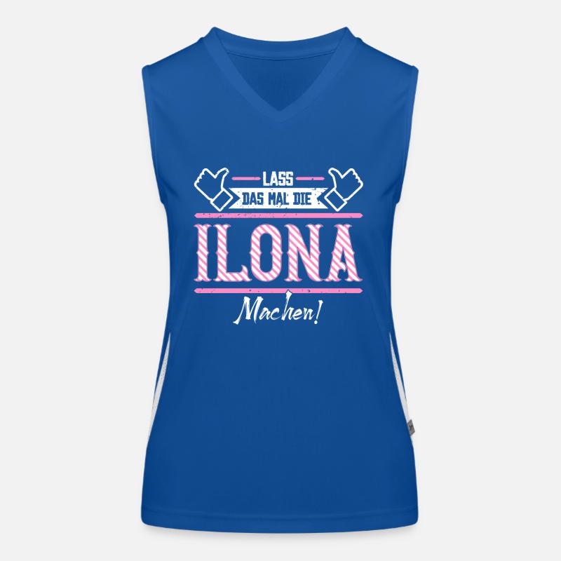 Ilona Geschenkidee Geschenk Geburtstag Funktionelles Kontrast-Tank Top für Frauen