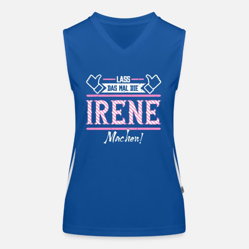 Irene Geschenkidee Geschenk Geburtstag Funktionelles Kontrast-Tank Top für Frauen