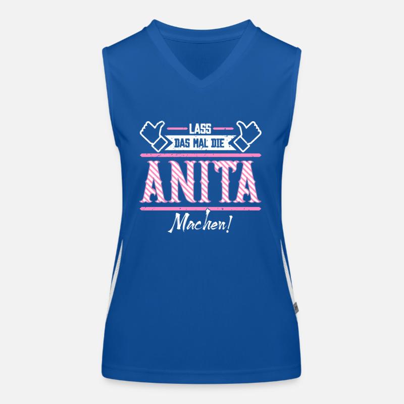 Anita Geschenkidee Geschenk Geburtstag Funktionelles Kontrast-Tank Top für Frauen