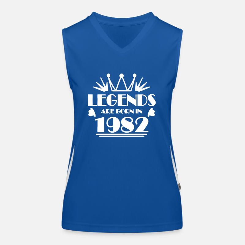 1982 - Born 1982 Women's Functional Contrast Tank Top