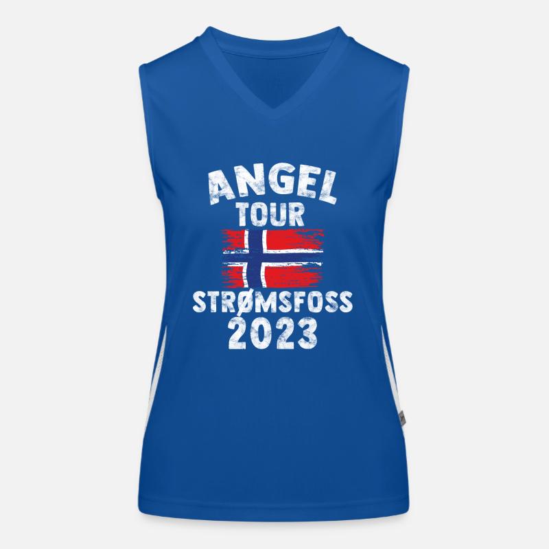 STRÖMSFOSS 2023 - Angel Tour Norwegen Funktionelles Kontrast-Tank Top für Frauen