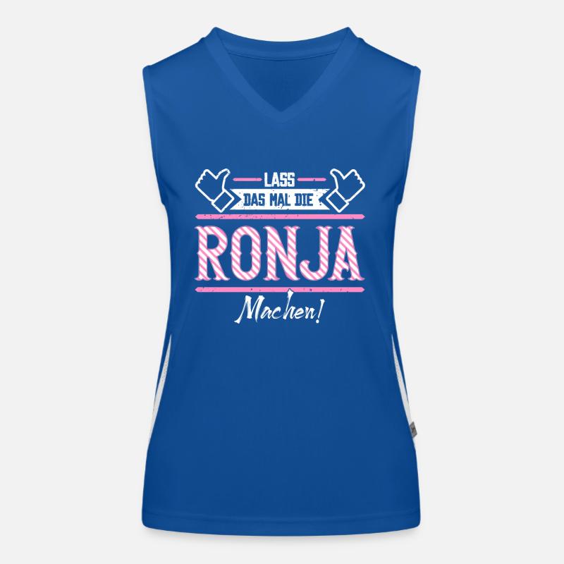 Ronja Geschenkidee Geschenk Geburtstag Funktionelles Kontrast-Tank Top für Frauen