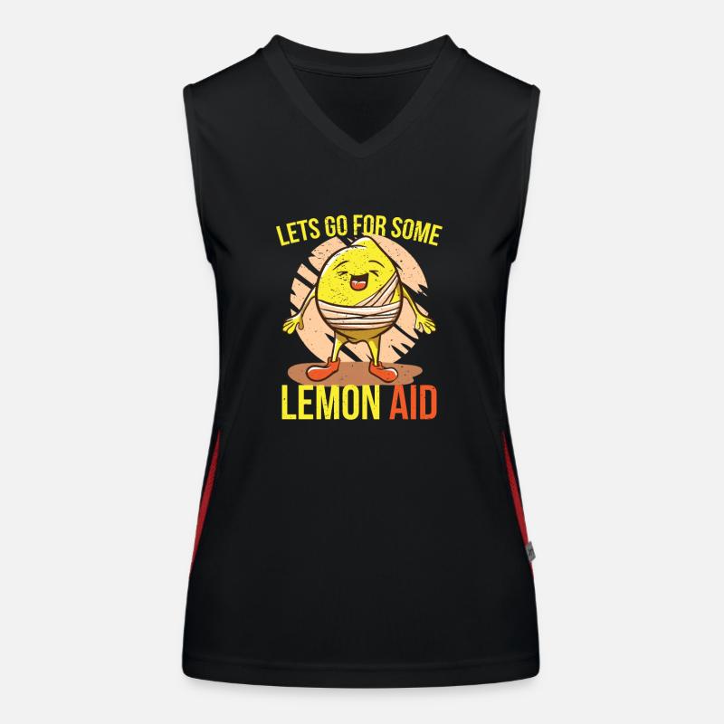 Lets go for some Lemon Aid Lemon First Responder Doctor Women's Functional Contrast Tank Top