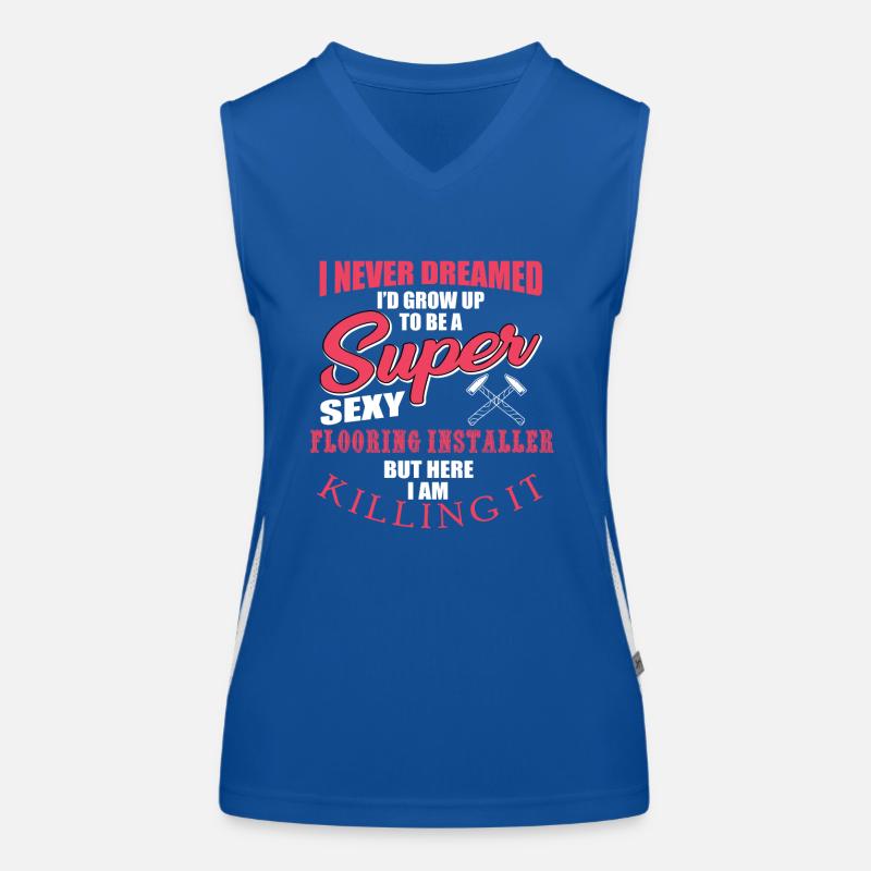 Bodenleger Funktionelles Kontrast-Tank Top für Frauen