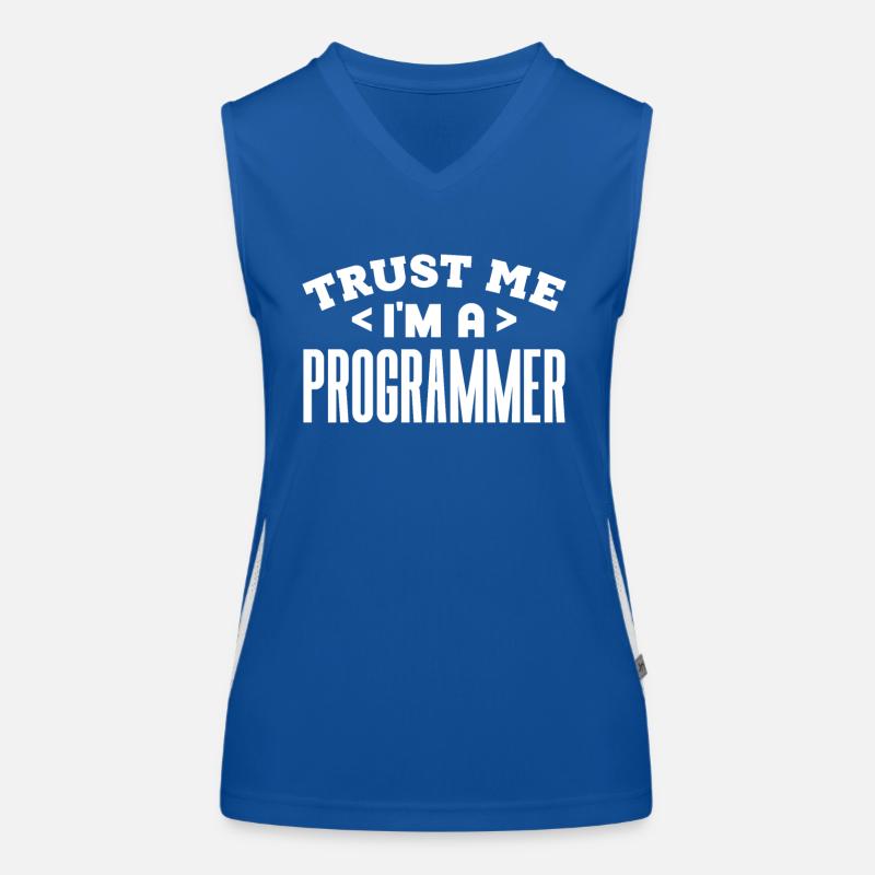 Softwareentwickler Programmierer Geschenk Funktionelles Kontrast-Tank Top für Frauen