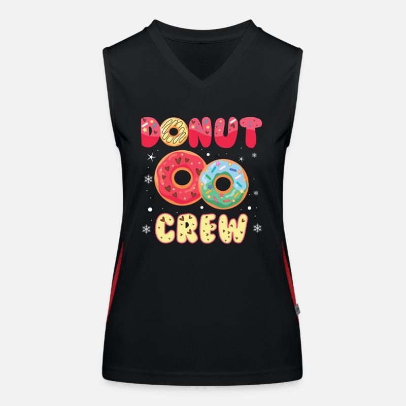 Donut Candy Donuts Food Baker Cadeau Débardeur respirant contrasté Femme