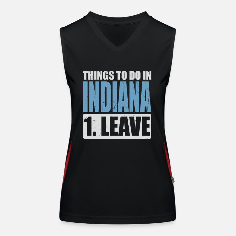 Indiana Meme Women's Functional Contrast Tank Top